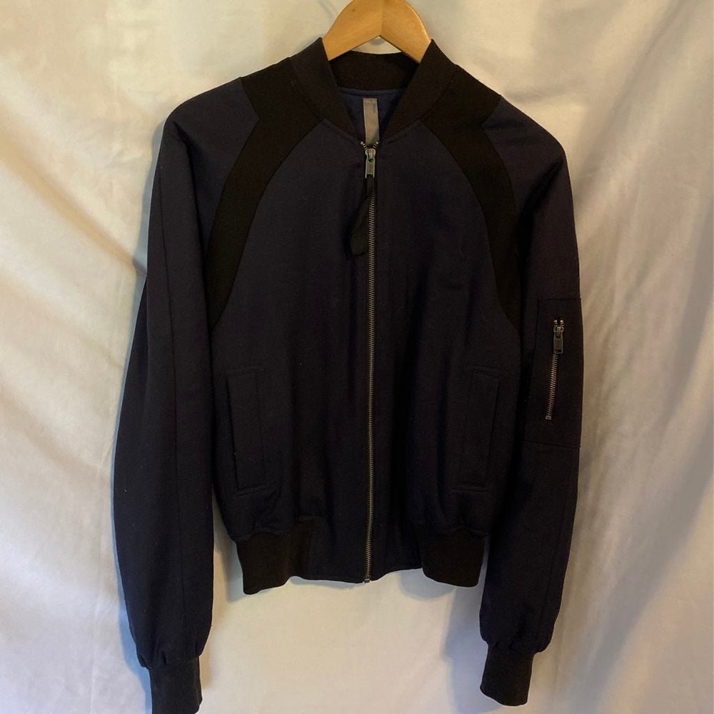 Silent Damir Doma Navy and Black full zip jacket